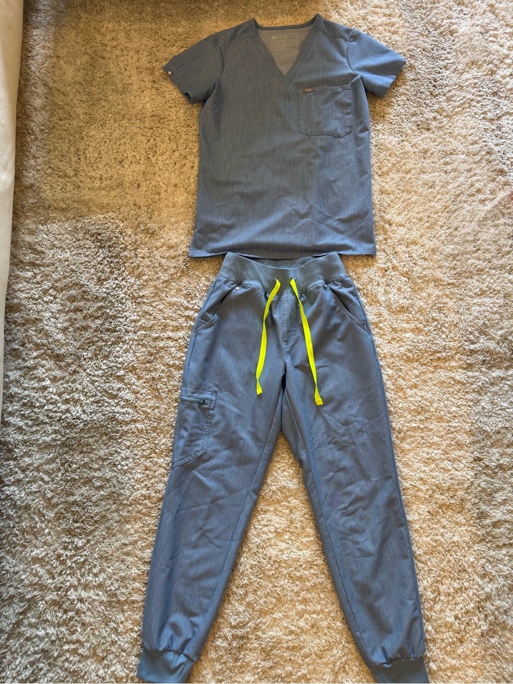 Figs Heather Indigo Set